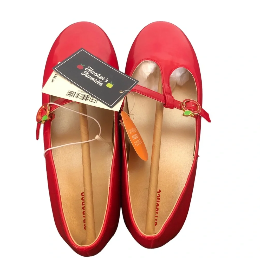 Gymboree Red Apple T-strap Mary Janes size 3 - Picture 9 of 15